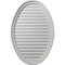 Ekena Millwork Vertical Oval Gable Vent Louver, Functional, 25"W x 37"H x 2 1/8"P GVOV25X37F - alternate 1